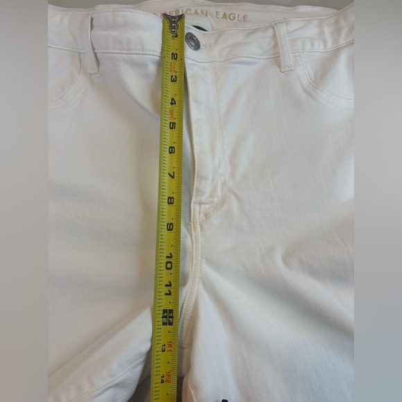 American Eagle‎ Next Level High Rise White Jegging Jeans Plus Size 22 0412 - Picture 8 of 12
